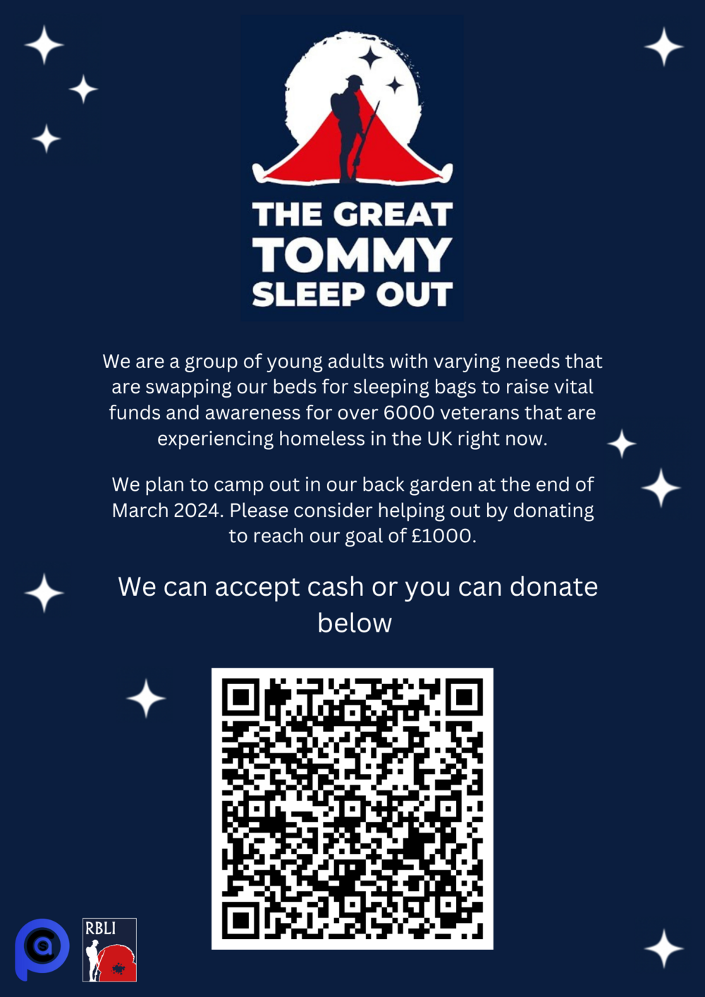 The Great Tommy Sleep Out 2024